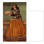 Lady offering sweetmeats. Iran, Qajar dynasty, 19th century by Unknown