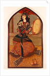 Lady Dancing With Castanets by Sayyid Mirza