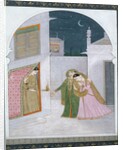 The Timid Girl. Punjab Hills, India, early 19th century by Unknown