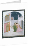 The Timid Girl. Punjab Hills, India, early 19th century by Unknown