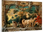 Man sitting amongst Huntsmen by Jacob Jordaens