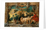 Man sitting amongst Huntsmen by Jacob Jordaens