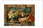 Man sitting amongst Huntsmen by Jacob Jordaens