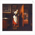 The Eavesdropper by Nicolaes Maes