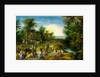 Road Scene with Figures by Jan Brueghel(the Elder)