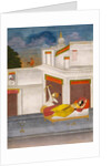 Lover shooting at a cock, herald of the dawn. India, late 18th century by Unknown