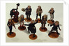 Eight Musicians and a Conductor. Germany, late 18th century by Unknown
