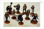 Eight Musicians and a Conductor. Germany, late 18th century by Unknown