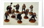 Eight Musicians and a Conductor. Germany, late 18th century by Unknown