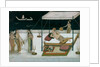 Prince Murad receiving a lady at night. India, Mughal period, 1680-90 by Unknown