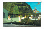 An ashram by a river. Jaipur, Rajasthan, India, 19th century by Unknown