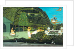 An ashram by a river. Jaipur, Rajasthan, India, 19th century by Unknown