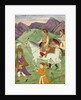 The Mughal Emperor Shah Jahan and one of his sons by Manohar