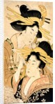 Two courtesans by Kitagawa Utamaro