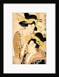 Two courtesans by Kitagawa Utamaro