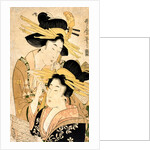 Two courtesans by Kitagawa Utamaro