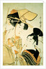 Two Girls as Ebisu and Daikoku by Kitagawa Utamaro