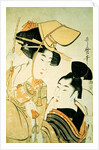 Two Girls as Ebisu and Daikoku by Kitagawa Utamaro