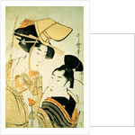 Two Girls as Ebisu and Daikoku by Kitagawa Utamaro