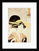 Courtesan and Inscription by Kitagawa Utamaro