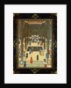 Miniature painting of a court scene by Haj Al Mulk