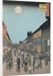 Sarawaka Cho Street by Utagawa Hiroshige