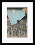 Sarawaka Cho Street by Utagawa Hiroshige