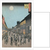 Sarawaka Cho Street by Utagawa Hiroshige