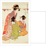 Courtesan, Attendant and Child by Kitagawa Utamaro