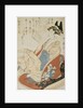 Courtesan reading by Kitagawa Utamaro