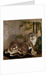 Two-leafed painted screen. Japan, 17th century by Unknown