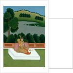 A lady playing the Vina. Murshidabad, India, mid-18th century by Unknown