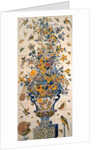 Tile panel with flowers and birds. Delft, Netherlands, 18th century by Anonymous