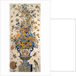 Tile panel with flowers and birds. Delft, Netherlands, 18th century by Anonymous