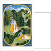 Radha and Krishna walking in a grove. Punjab Hills, India, 1810-12 by Unknown