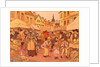 Fruit Stalls, illustration by Francis Donkin Bedford. England, 1899 by Francis Donkin Bedford