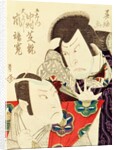 The actors Arashi Rikan and Nakamura Shikan by Shunko Hokushu