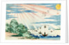 Ships entering Tempozan Harbour by Yashima Gakukei