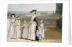 Three Daughters of The 2nd Earl of Waldegrave with Miss Keppel by Paul Sandby
