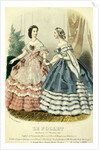 Two Ladies in Ball Dresses. France, mid-19th century by Unknown