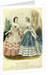 Two Ladies in Ball Dresses. France, mid-19th century by Unknown