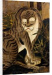 Tiger, depicted on a painted screen. Japan, 17th century by Anonymous