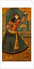 Lady Dancing and Playing Castanets. Iran, Qajar dynasty, 19th century by Unknown