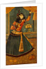 Lady Dancing and Playing Castanets. Iran, Qajar dynasty, 19th century by Unknown