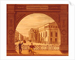 The Exterior of Covent Garden Theatre. England, 19th century by Anonymous