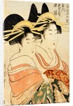 Two Courtesans by Kitagawa Utamaro