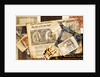 Trompe l'oeil, engravings and pages from books by Samuel Moore