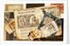 Trompe l'oeil, engravings and pages from books by Samuel Moore