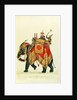 Akbar II mounted on an elephant, Delhi Company School by Delhi Company School