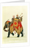 Akbar II mounted on an elephant, Delhi Company School by Delhi Company School